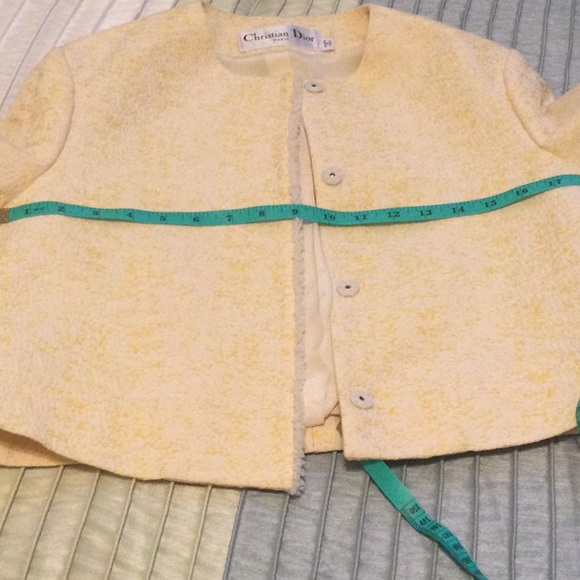 Christian Dior Yellow and White Skirt Suit - Picture 10 of 15